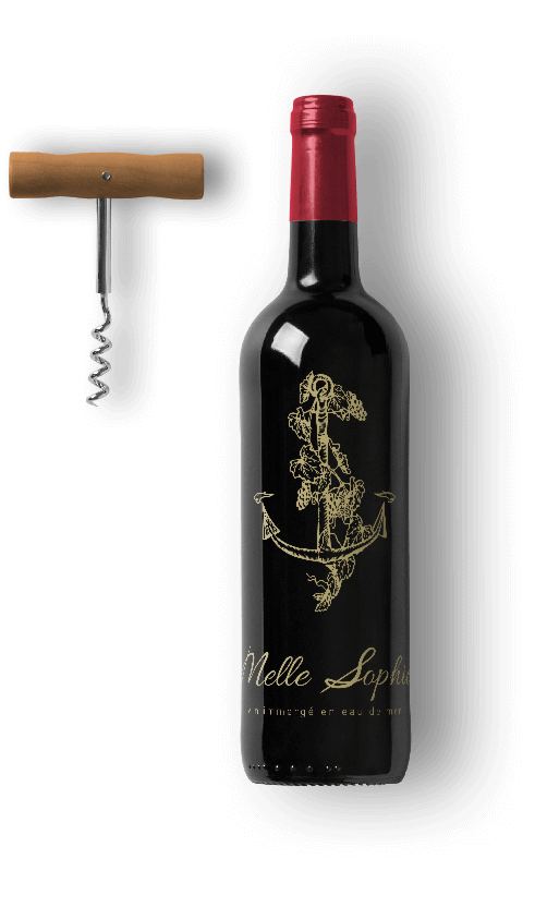 Melle Sophie, vin immergé en eau de mer