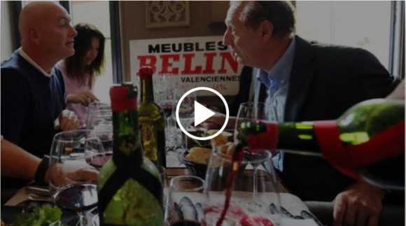Michel-Jack Chasseuil donne son avis (positif) sur le vin immergé